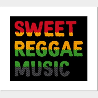 Sweet Reggae Music, Rasta Jamaica Posters and Art